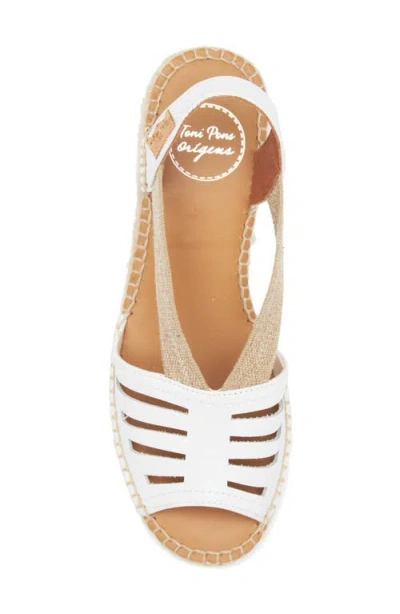 Toni Pons Dima Espadrille Sandal In Blanc