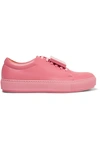 ACNE STUDIOS Adriana plaque-detailed leather sneakers