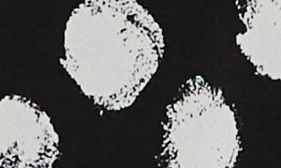 Marina Rinaldi 1a Uscita Zuai Dot Print Dress In Black