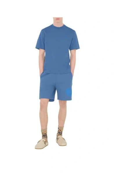 Burberry Slip-on Clog With Suede Finish And Buckle Detail In Beige