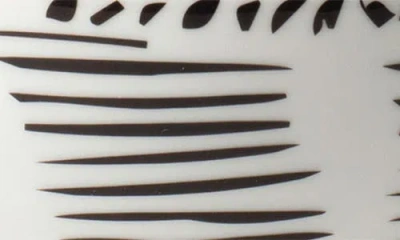 Misette Set-of-four Line Drawing Porcelain Cereal Bowls In Black/white