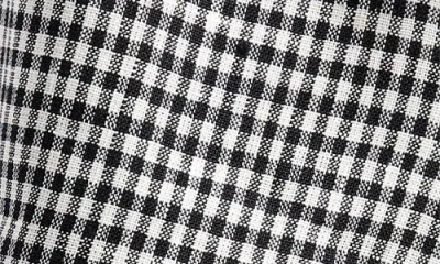 Reformation Tiffie Check Linen Shorts In Remy Check