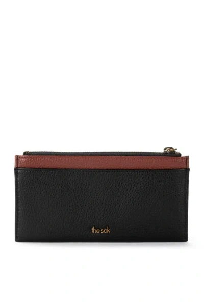 The Sak Neva Large Card Wallet In Black Block