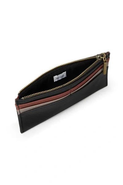 The Sak Neva Large Card Wallet In Black Block