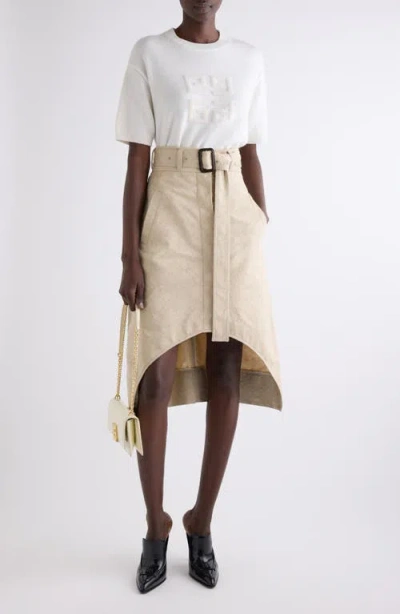 Givenchy 4g Sweater In Cashmere In White/beige