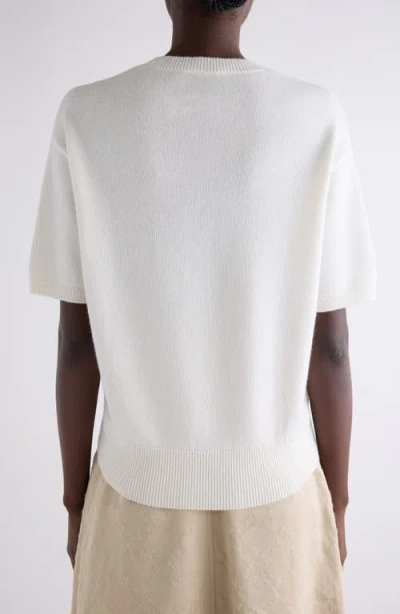 Givenchy 4g Sweater In Cashmere In White/beige