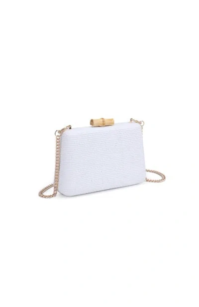 Moda Luxe Melina Evening Bag In White