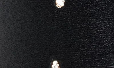 Ada Luxe Leather Belt In Black