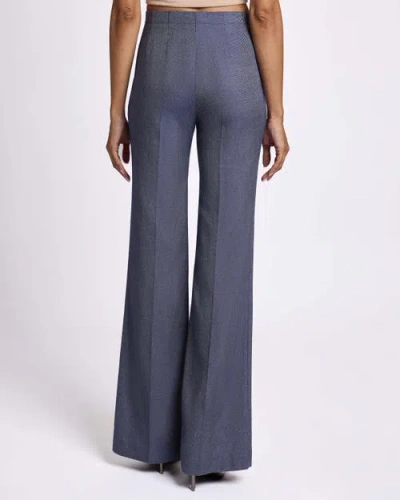 Santorelli Beth Flared Pant In Marine Blue