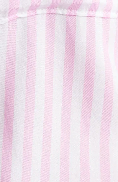 Beachlunchlounge Fallon High-low Button-up Shirt In Ocean Pink