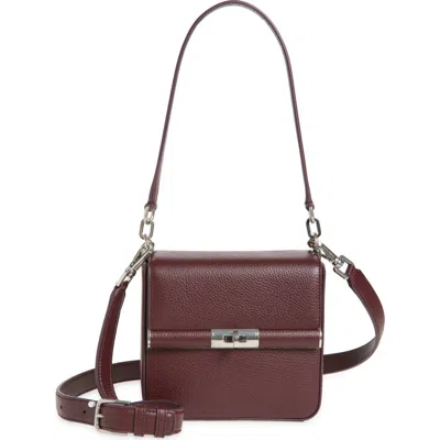 Dolce & Gabbana Dolce&gabbana Marlene Leather Shoulder Bag In Burgundy