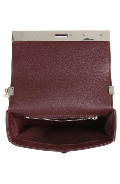 Dolce & Gabbana Dolce&gabbana Marlene Leather Shoulder Bag In Burgundy