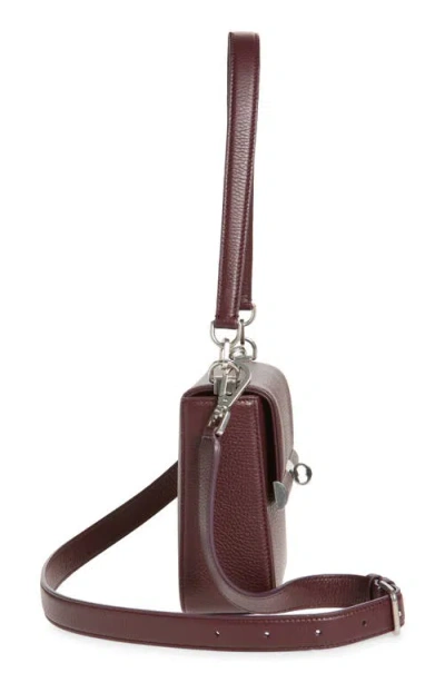 Dolce & Gabbana Dolce&gabbana Marlene Leather Shoulder Bag In Burgundy
