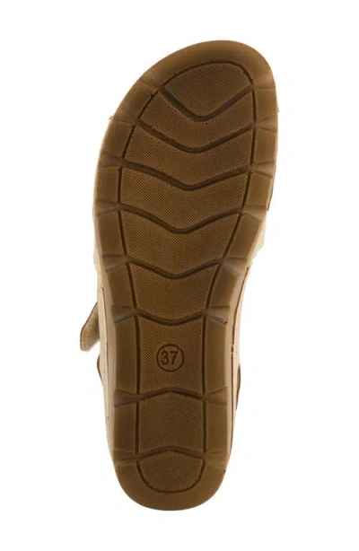 Flexus By Spring Step Orwell Sandal In Soft Gold