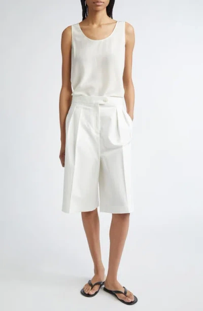 Partow Eliana Silk Crêpe De Chine Tank In Ivory