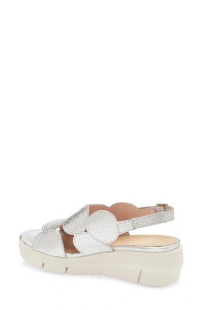 Wonders Platform Sandal In Max Plata