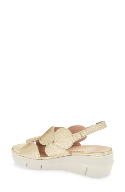 Wonders Platform Sandal In Max Platino