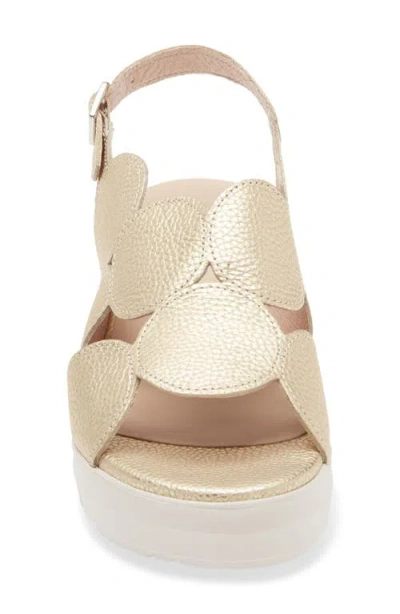 Wonders Platform Sandal In Max Platino