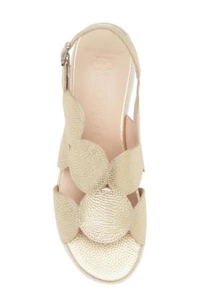 Wonders Platform Sandal In Max Platino