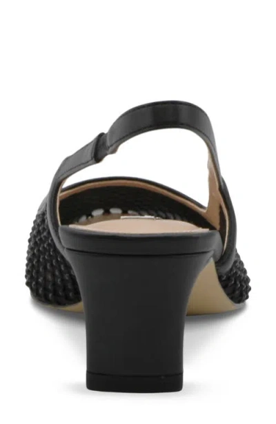 Charles David Shine Slingback Pump In Black