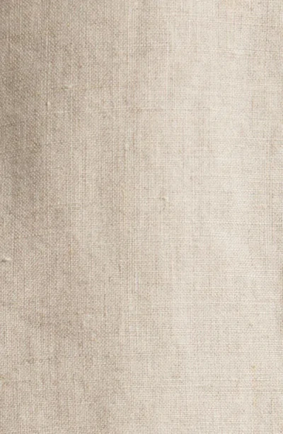 Eileen Fisher High Collar Organic Linen Jacket In Undyed Natural