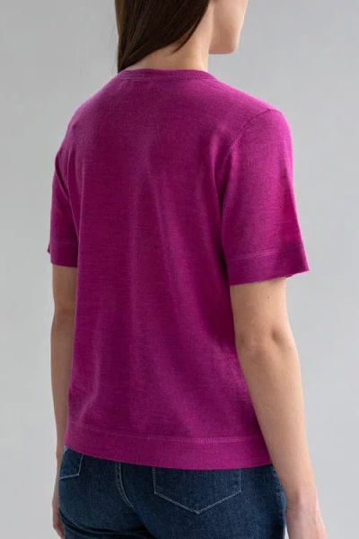 Sskein Sweater Tee In Fuschia