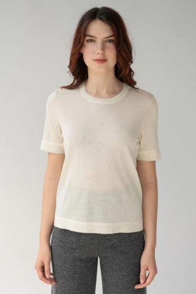 Sskein Sweater Tee In Ivory