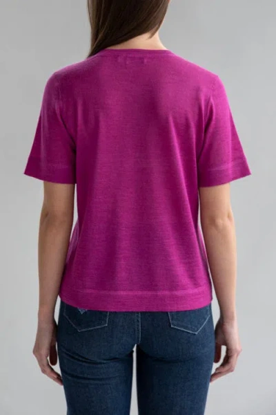 Sskein Sweater Tee In Fuschia