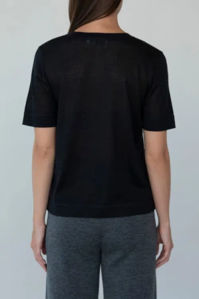 Sskein Sweater Tee In Black