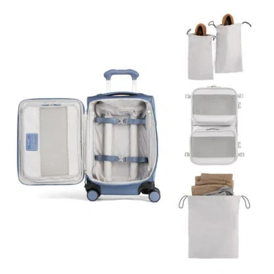 Travelpro Versapack+ Medium Check-in Expandable Spinner In Elemental Blue