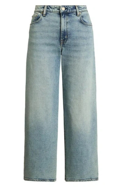 Ralph Lauren Lauren  Crop Wide Leg Jeans In Blue