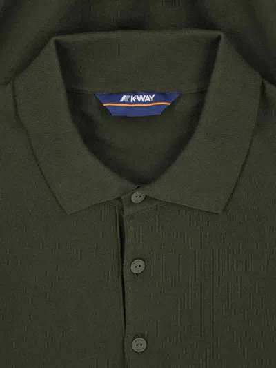 K-way K Way Pleyne Green Cotton Polo Shirt