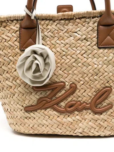 Karl Lagerfeld Tote Bag In Beige