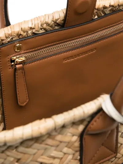 Karl Lagerfeld Tote Bag In Beige