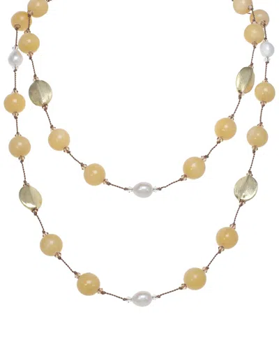 Margo Morrison Silver Yellow Jade