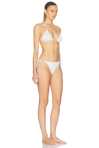 Loveshackfancy Saoirse Bikini Set In Skylight Blue