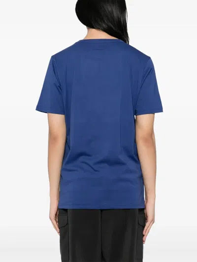 Agnès B. Printed T-shirt In Blue