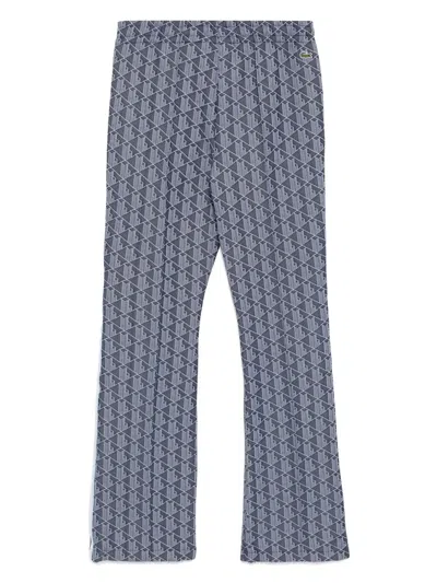 Lacoste Monogram Jogging Bottom In Black