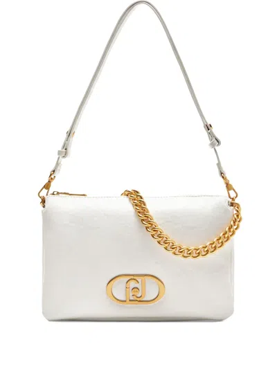Liu •jo Lapuffy Shoulder Bag In White