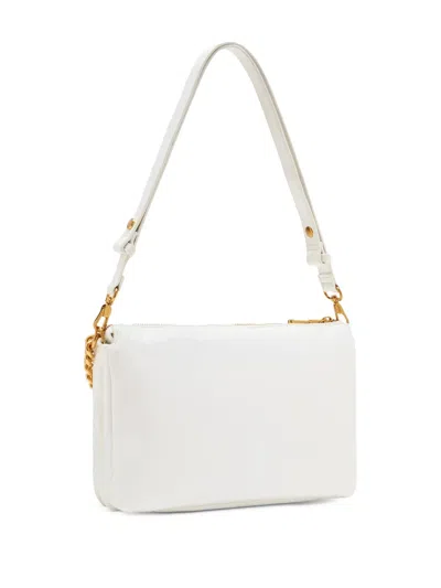 Liu •jo Lapuffy Shoulder Bag In White