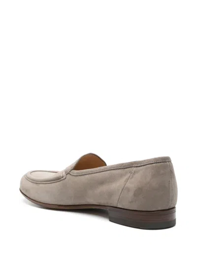 Lidfort Suede Loafers In Neutral