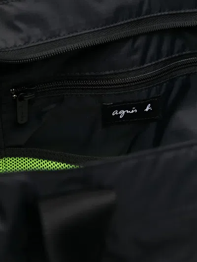 Agnès B. Logo-print Tote Bag In Black