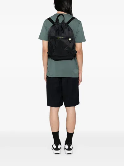 Agnès B. Logo-print Backpack In Black
