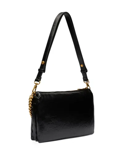 Liu •jo Lapuffy Shoulder Bag In Black