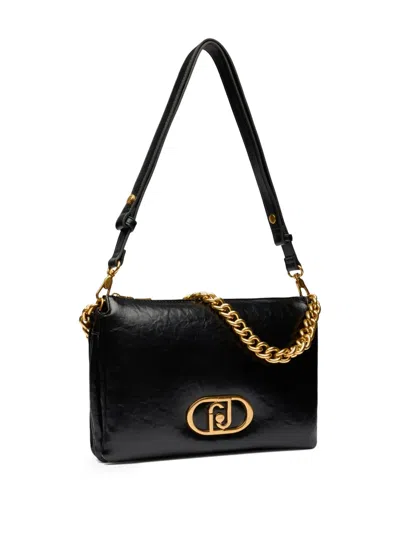 Liu •jo Lapuffy Shoulder Bag In Black