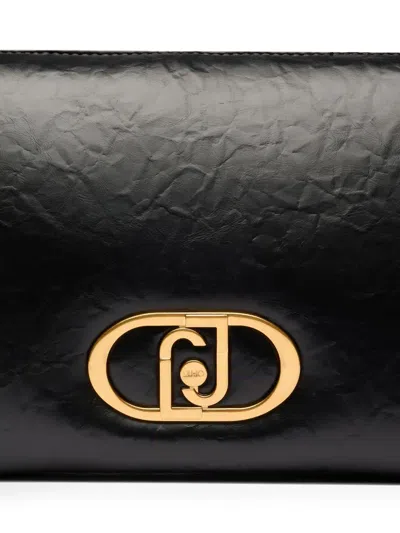 Liu •jo Lapuffy Shoulder Bag In Black