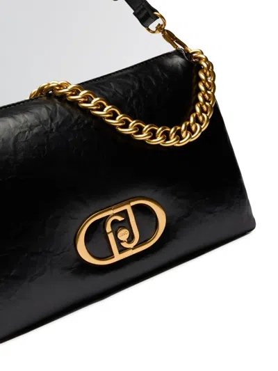 Liu •jo Lapuffy Shoulder Bag In Black