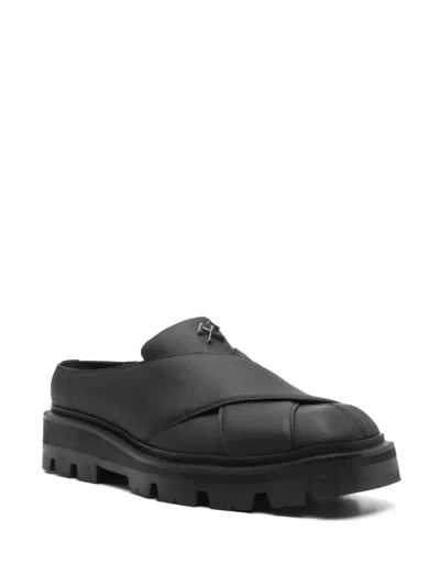 Gmbh Basim Crossover Loafers In Black