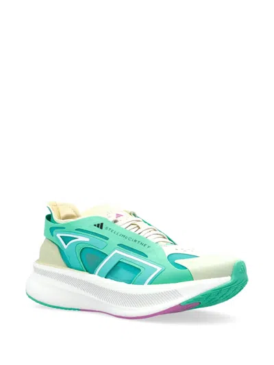 Adidas By Stella Mccartney Ultraboost 5 Colorblock Trainer Sneakers In Green