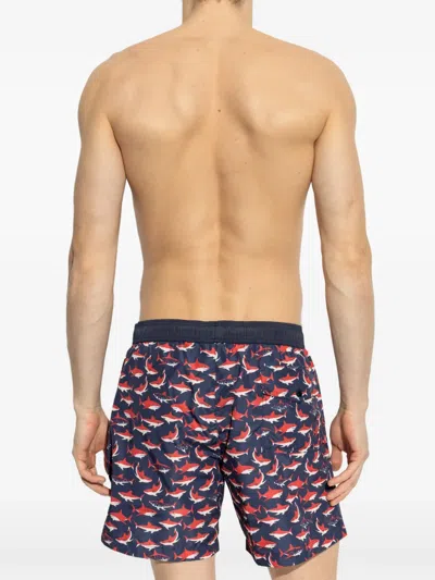 Moncler Boxer Mare In Blue